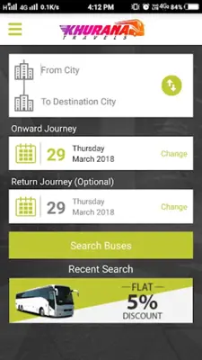 Shree Khurana Shabrij Travels android App screenshot 4